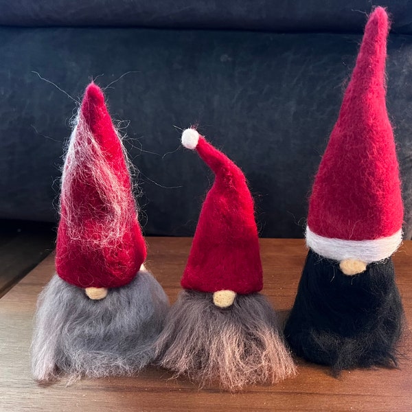 Hand Felted Gnomes