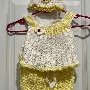 Hand Crochet Baby Set