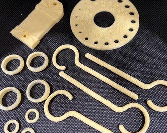 Stitch Markers, Needle/Hook Gauge, Cale Needles, WPI Tool