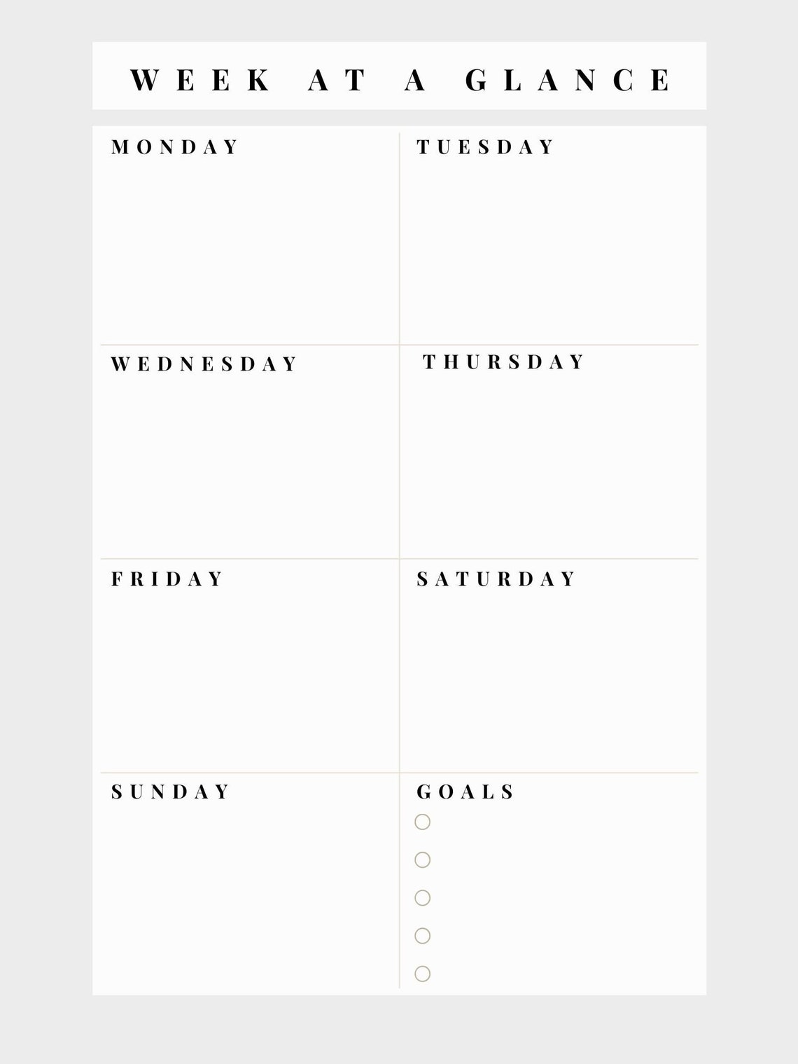 9-in-1 Printable Planner Bundle - Etsy