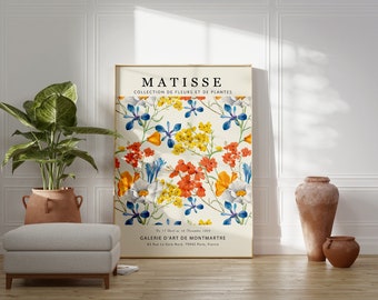 Matisse Flower Market Poster, Botanical Print (Digital Download)