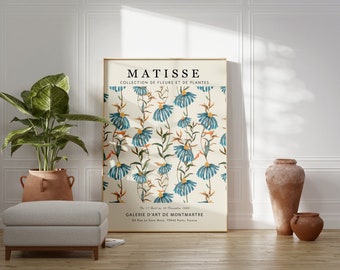 Matisse Flower Market Poster, Botanical Print (Digital Download)