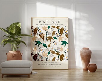 Matisse Flower Market Poster, Botanical Print (Digital Download)