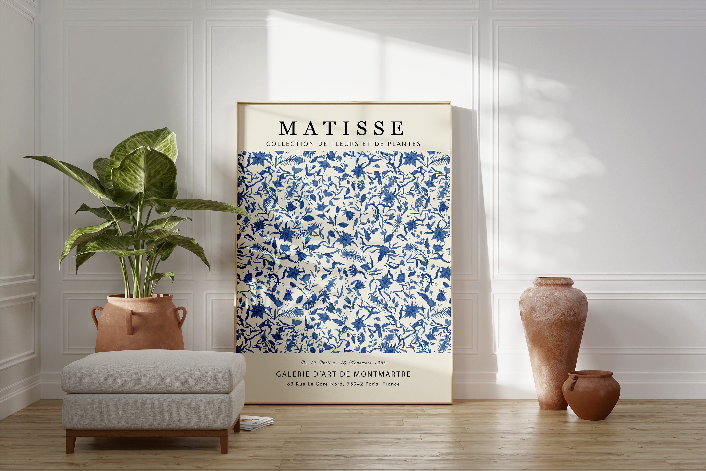 Matisse Flower Poster, Digital Download, Flower Market Poster, Matisse Print, Tokyo Flower, Printable Poster Matisse Plant, Botanical Poster