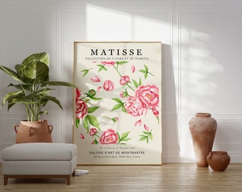 Matisse Flower Market Poster, Botanical Print (Digital Download)