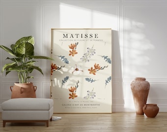 Matisse Flower Market Poster, Botanical Print (Digital Download)