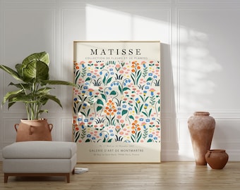 Matisse Flower Market Poster, Botanical Print (Digital Download)