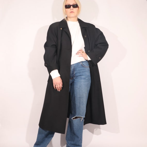 Petite black duster coat hotsell