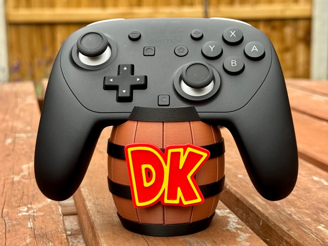 Donkey Kong Barrel Controller Stand – Fits Nintendo Switch 2 Pro ...