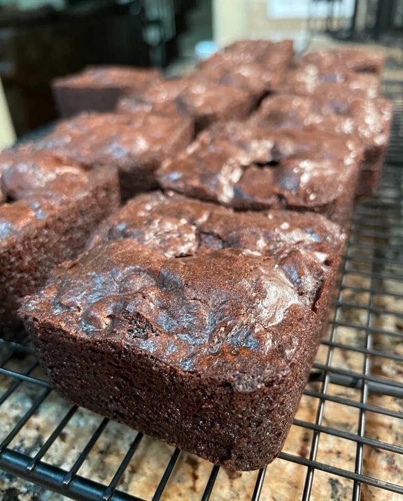 Homemade Fudgy Brownies sell by the HALF Dozen 6 Etsy