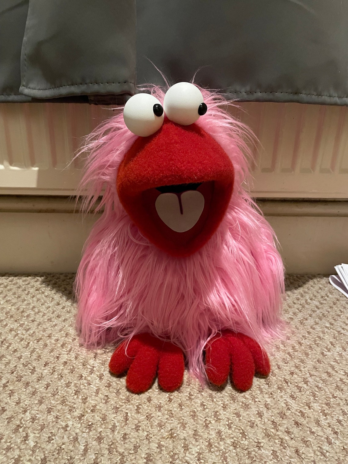 Ventriloquiststyle Professional Practice Puppet Baby Pink Bird Etsy