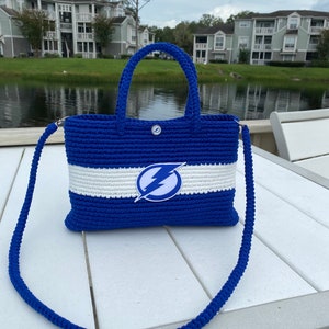Cartera Tampa Bay Lightning hecha a mano