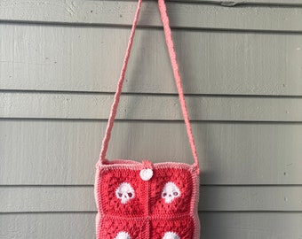 Pink Skull tote shoulder bag