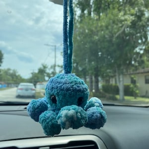 Crochet car air freshener.