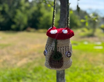 Mushroom house purse