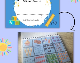 Libro Didáctico para Niños / Actividades Imprimibles en Español (16 Páginas)