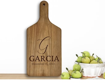 Personalized Cutting Board, Custom Cutting Board, Wedding Gift, Kitchen Décor, Engraved Cutting Board