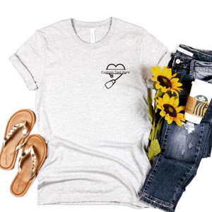 Heart Stethoscope Womans T-shirt