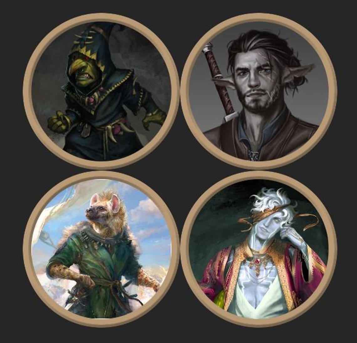 250+ Dnd Printable Tokens: Expanded Races for Dungeons & Dragons - Etsy