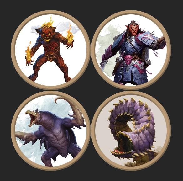 Wight Token Dnd Creature Tokens: 500+ Printable Monster & NPC Tokens (roll20) - Etsy