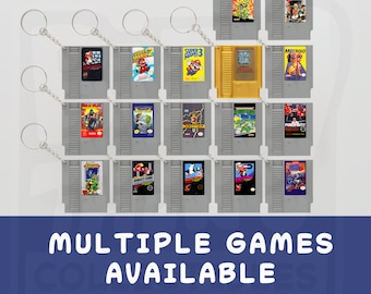 Keychain - NES - Nintendo Entertainment System Keychain Cartridge (Multiple Styles)