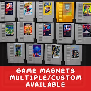 Magnet - NES - Nintendo Entertainment System Cartridge (Multiple Styles)
