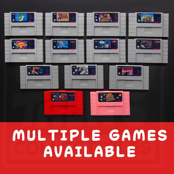 Magnet - SNES - Super Nintendo Entertainment System Cartridge (Multiple Styles)