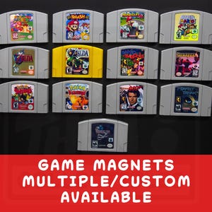 Magnet - N64 - Nintendo 64 Cartridge (Multiple Styles)