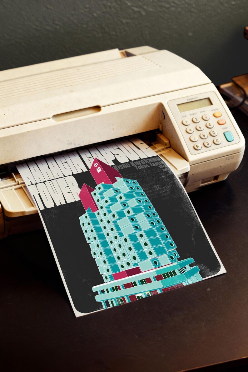 A4 Poster Mockups, Printer Mockup, PSD smart object, Vintage Printer Mockup, Photoshop template for wall art and prints, paper mock up