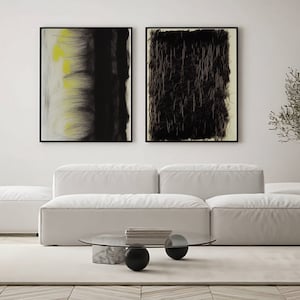 set of 2 abstract art paint printable, Set of 2 Prints | DIGITAL DOWNLOAD | Abstract Art | Printable Art | Minimalistic Art |  japandi decor