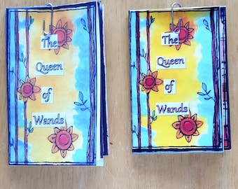 The Queen of Wands Illustrated Mini-Zine