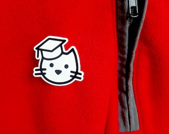 Kitten Academy Logo Pin