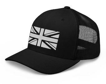 Union Jack Summer British Flag Hat, Outdoor Snapback Dad Mom Hat, Hip Hop Men Women Baseball Caps Trucker Cap, UK Trucker Hat Sun Hats