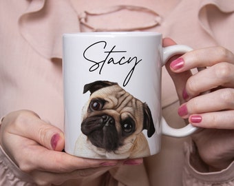 Aangepaste huisdier mok | Aangepaste huisdier mok aangepaste kat mok hond mok gepersonaliseerde koffiemok hond minnaar koffiemok personaliseren huisdier mokken hond minnaar cadeau