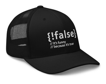 Nie Fałsz To Zabawne Bo To Prawda Czapka Programisty Czapka Programisty Inżyniera Oprogramowania Czapka Kodera Prezent Czapki Baseballowe Snapback Czapka Trucker Czapka