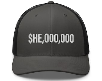 SHE,000,000 CEO Millionaire Hat, CEO Hat, Entrepreneur Hat, Business Girl Hat, Business Owner Hat, Snapback Dad Hat, Funny Trucker Hat