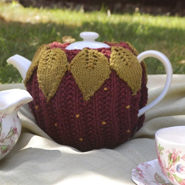 Strawberry Knitted Tea Cosy