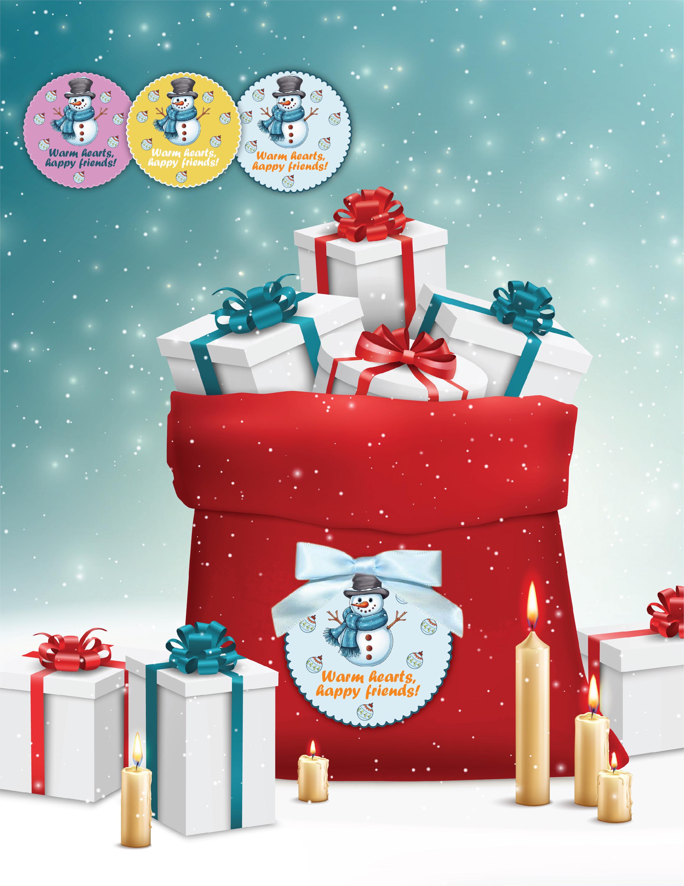 Snowman Christmas Gift Tags | Printable Holiday Party Tags (digital ...