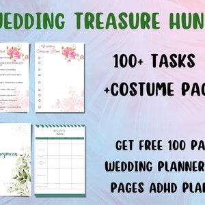 Wedding Treasure Hunt for Kids | Wedding Scavenger Hunt | Wedding Games for Kids | Wedding I Spy Activity | Children&#39;s Cocktail Hour Game