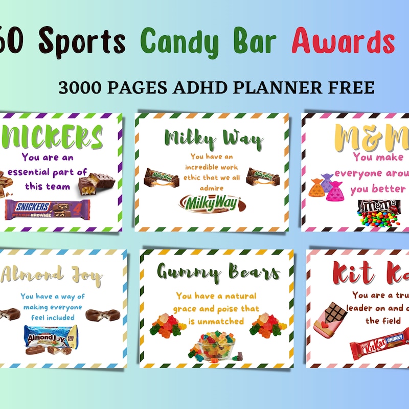 Football Candy Bar Award - Etsy