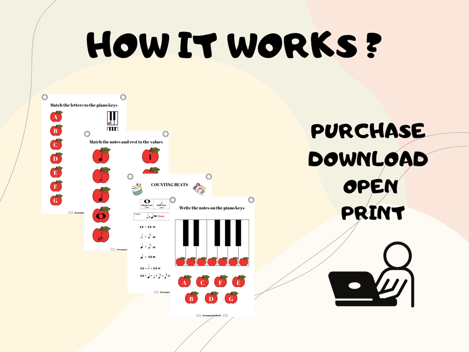 Piano Worksheets, Music Worksheets, Piano, Printable Music Worksheets ...