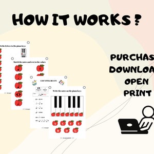 Piano Worksheets, Music Worksheets, Piano, Printable Music Worksheets ...