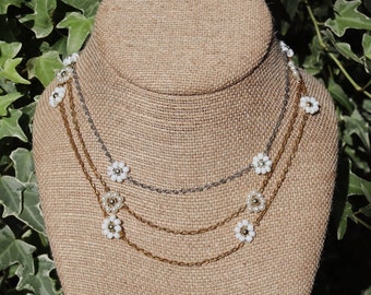 Belly Conklin's Daisey Chain Necklace from The Summer I Turned Pretty | Belly's flower necklace | TSITP Season Two | Summer teen jewelry