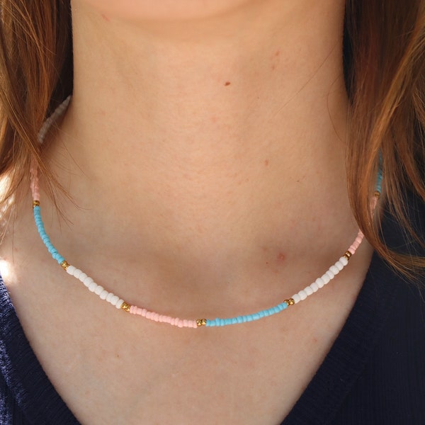 Taylor Jewel Necklace from The Summer I Turned Pretty | Taylor’s seed bead choker | TSITP necklace | Summer teen jewelry | Summer jewelry
