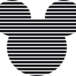 Mouse Head Lines Digital File svg dxf png jpg