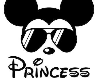 Mouse Princess Protection Digital File svg dxf png jpg