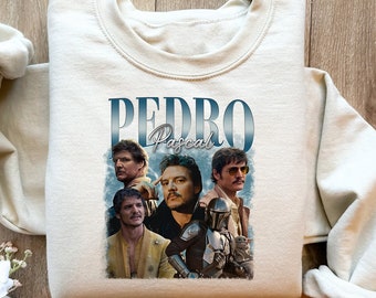 90s Retro Funny Pedro Pascal T-Shirt, Retro Funny Pedro Pascal Shirt, Pedro Pascal Fans Gift, Pedro Pascal Tribute Celebrity Graphic Tee