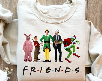 Christmas Movie Sweatshirt, Christmas Movies Characters Shirt, Christmas T-shirt, Vintage Movie Hoodie, Winter Hoodie, Xmas Shirt Gift