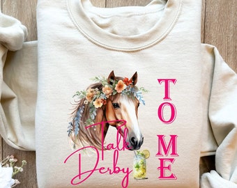 Talk Derby To Me 150th Kentucky Derby Horse Racing Shirts, Horse Racing Shirts, 2024 Derby Shirts, Kentucky Derby Graphic Tees, Gift for Her