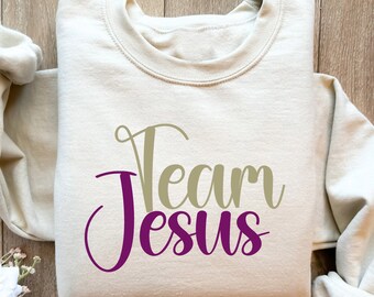 Christian Shirts Jesus TShirt, Team Jesus, Religious Gifts, Team Jesus, Church Shirts, Christian Group shirts